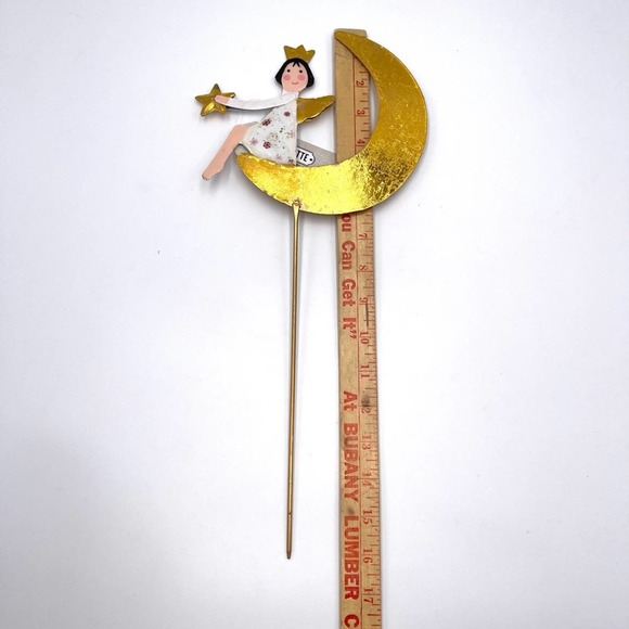 1 Home Decor NEW Golden Half moon Fairy decor, girly rooms or for plants - Picture 13 of 15